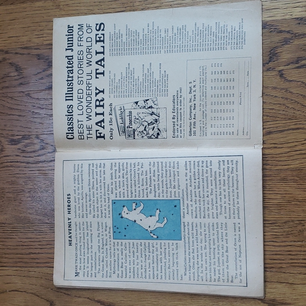 Vintage 60s Classics Illustrated No. 149 Off On A Comet Jules Verne Comic Book - Picture 15 of 16